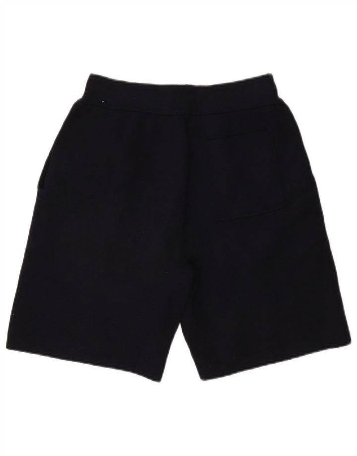 Zara Herren Freizeitshorts Medium W31 Marineblaue Baumwolle