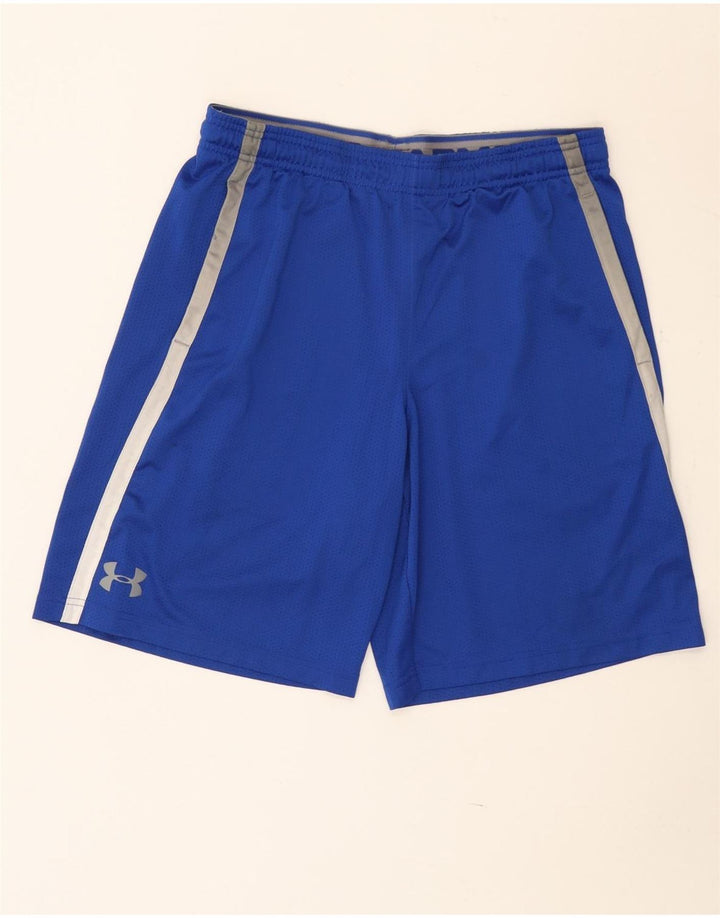 Under Armour Herren Heat Gear Sportshorts, Größe L, Blau