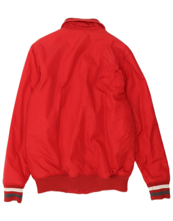 Sergio Tacchini Herren Bomberjacke UK 36 Small Rot Polyamid