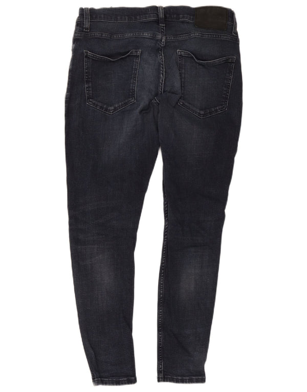 Zara Herren Skinny Jeans EU 44 Large W34 L27 Marineblaue Baumwolle
