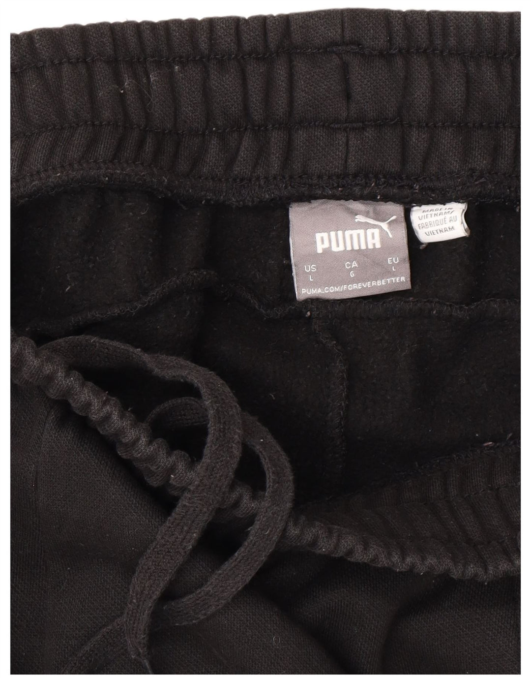 Puma Herren-Trainingshose, Jogginghose, Größe L, Schwarz