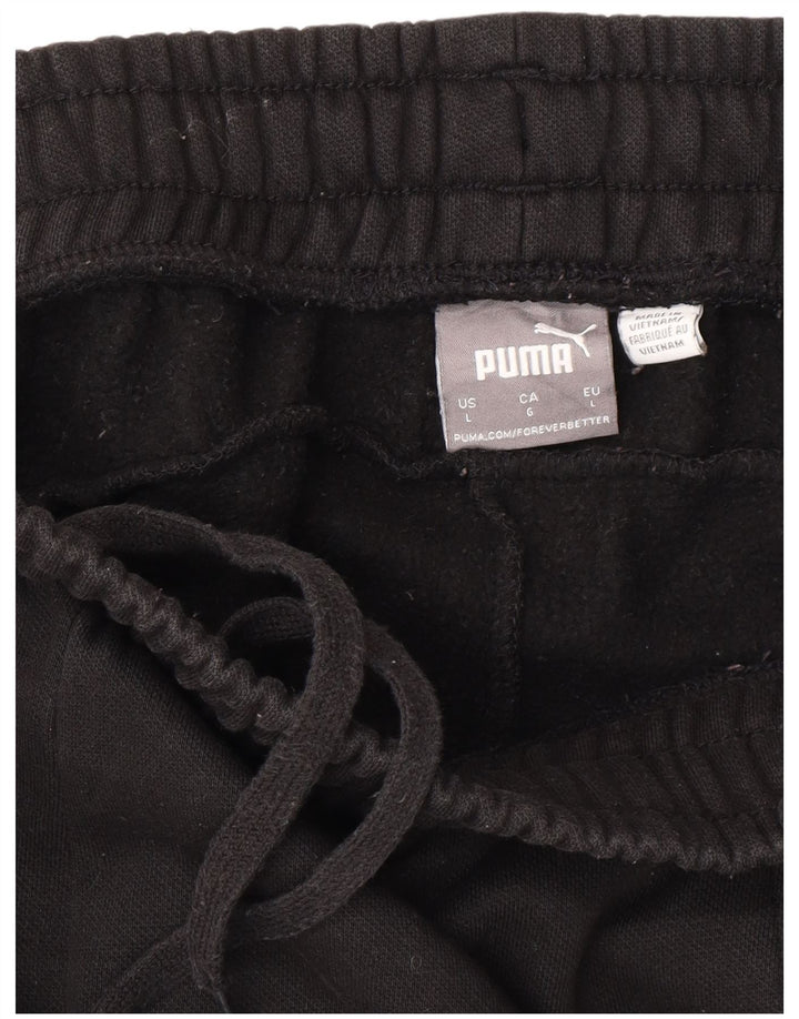 Puma Herren-Trainingshose, Jogginghose, Größe L, Schwarz