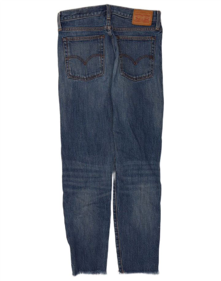 LEVI'S Damen Slim Jeans W28 L27 Blaue Baumwolle