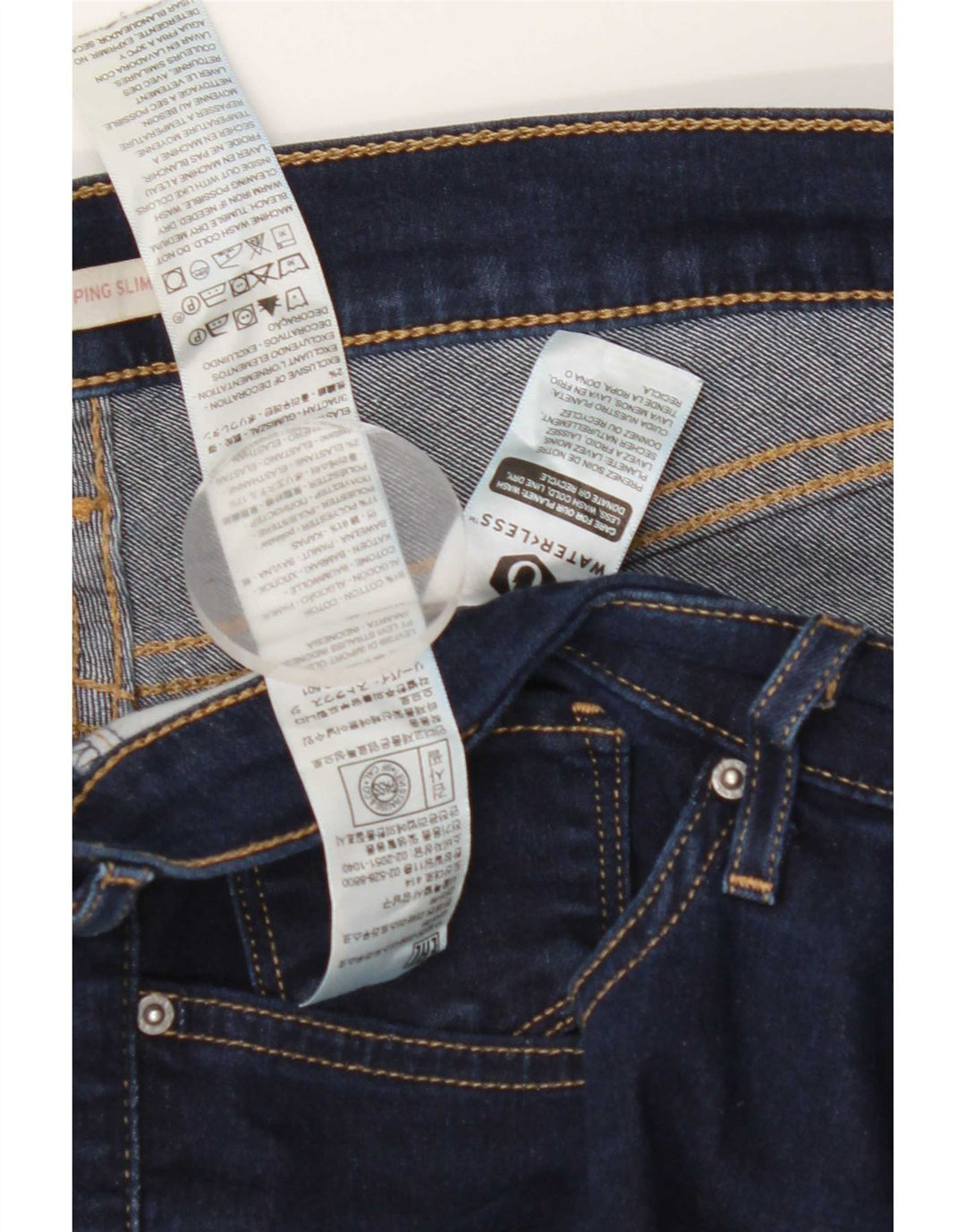 Levi's Damen 312 Shaping Slim Jeans W32 L30 Blaue Baumwolle