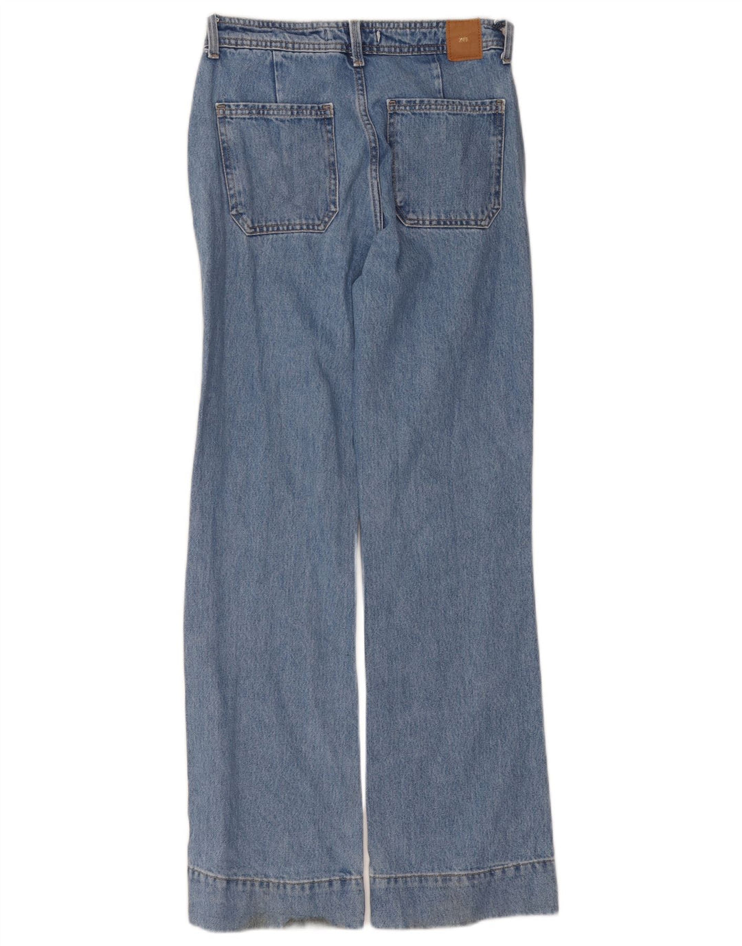 Zara Damen Bootcut Jeans EU 34 2XS W24 L31 Blau