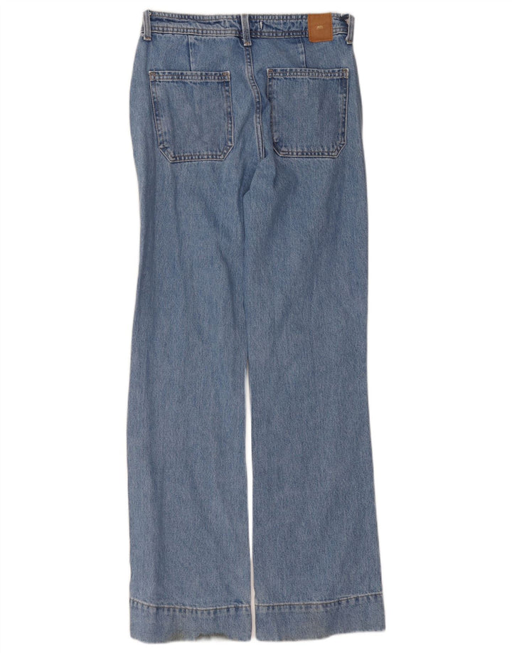 Zara Damen Bootcut Jeans EU 34 2XS W24 L31 Blau
