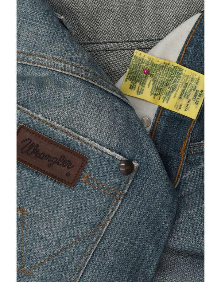 Wrangler Herren Sharkey Bootcut Jeans W36 L32 Blaue Baumwolle