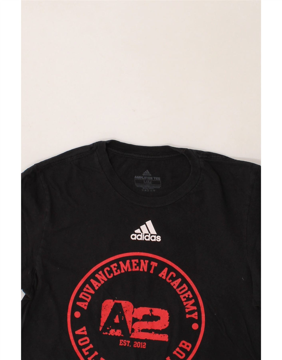 ADIDAS Mens Graphic T-Shirt Top Medium Black Vintage Adidas and Second-Hand Adidas from Messina Hembry 