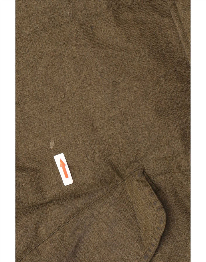 Fred Perry wattierte Herrenjacke mit Kapuze, UK 38, mittelkhaki