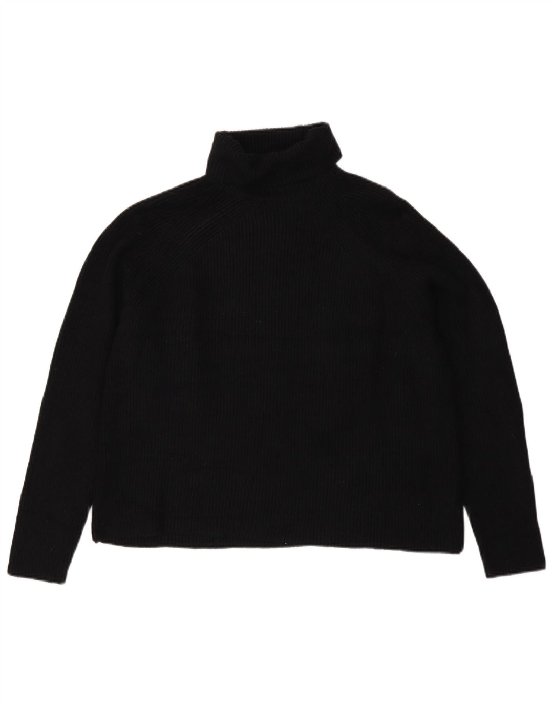 Marks & Spencer Damen-Pullover mit Rollkragen, Gr. 40, Größe L, Schwarz, Viskose