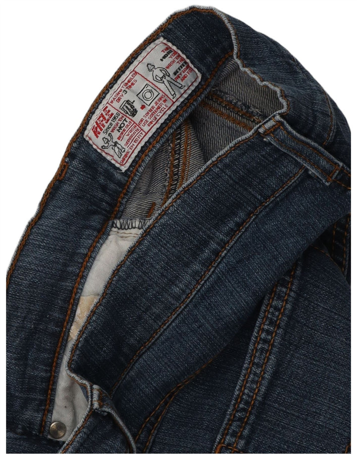 Rifle Herren Straight Jeans W33 L33 Blaue Baumwolle