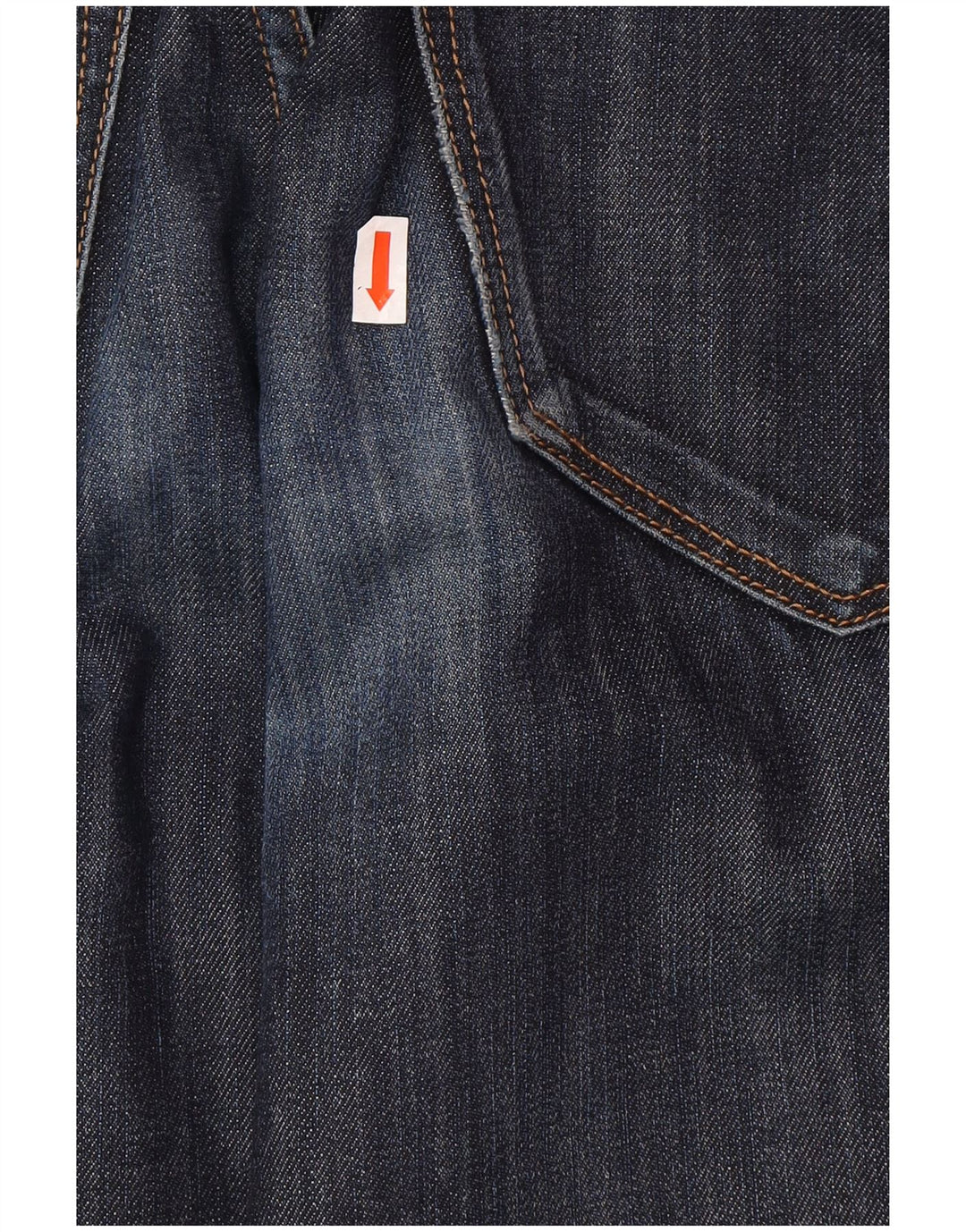 HUGO BOSS Herren Straight Jeans W31 L34 Marineblaue Baumwolle