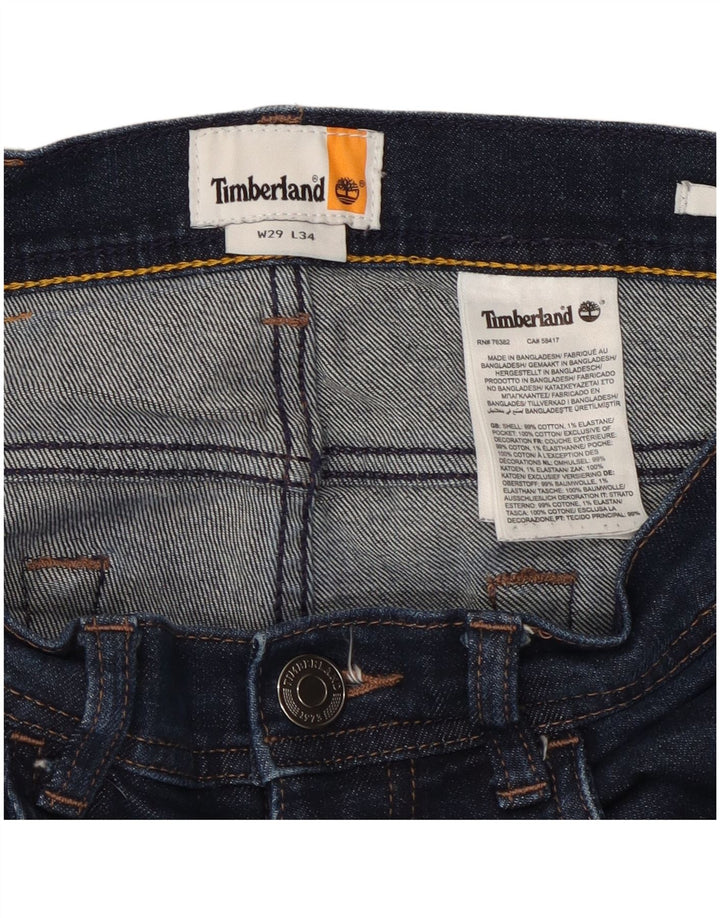 Timberland Damen Slim Jeans W29 L34 Marineblau Baumwolle
