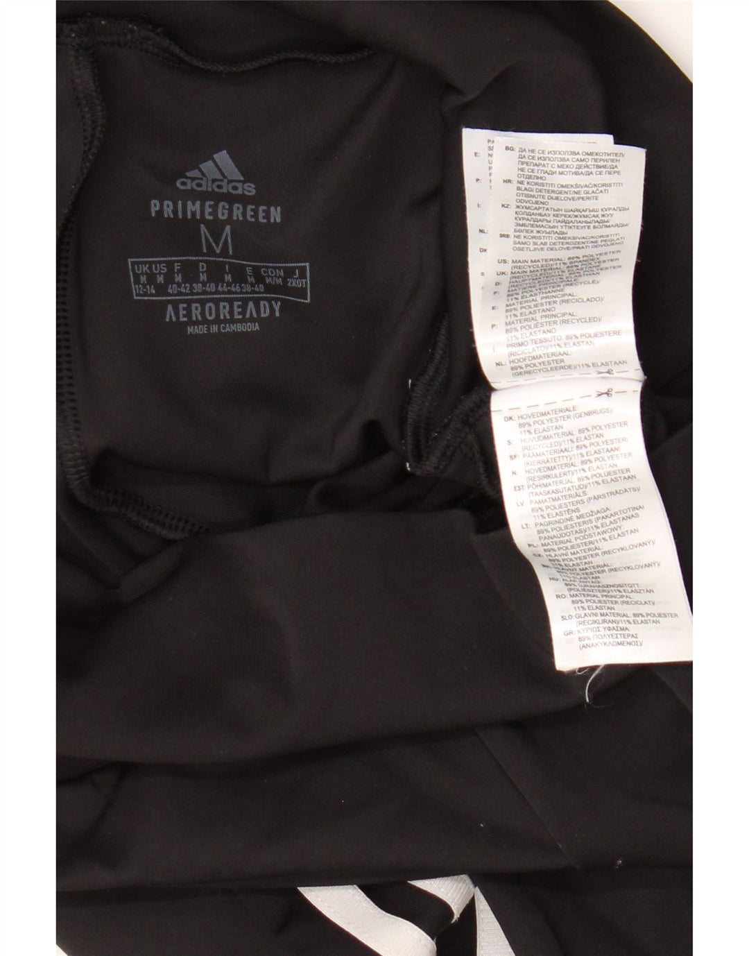 Adidas Damen Aeroready Sport Shorts UK 12/14 Medium Schwarz Polyester