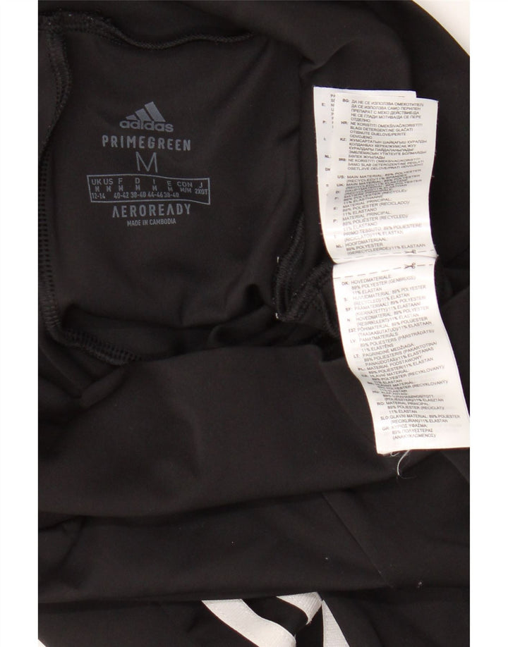 Adidas Damen Aeroready Sport Shorts UK 12/14 Medium Schwarz Polyester