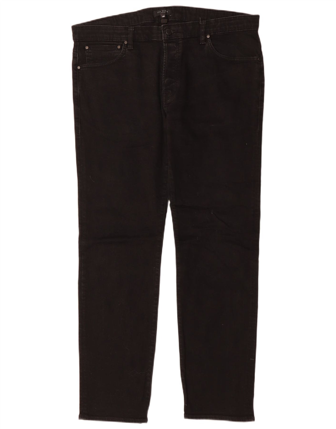 Ted Baker Herren Straight Jeans W38 L30 Schwarz