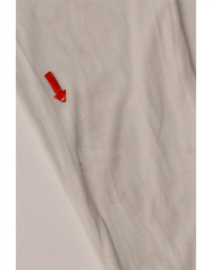 Converse Herren Grafik-Oberteil, langärmelig, mittelweiße Baumwolle