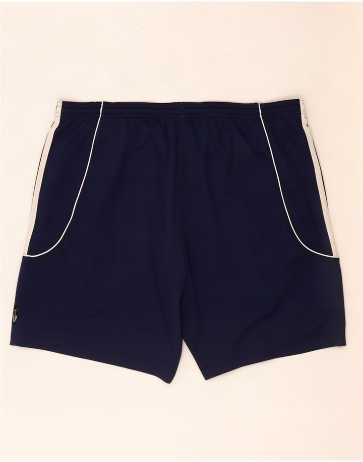 Adidas Herren Climalite Graphic Sport Shorts Large Marineblau Polyester