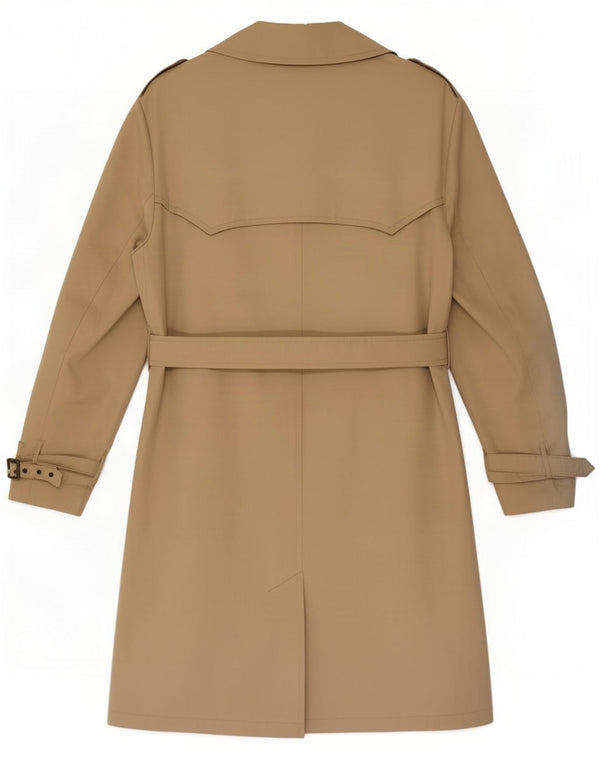 Vintage Herren Trenchcoat IT 50 Große Beige Viskose