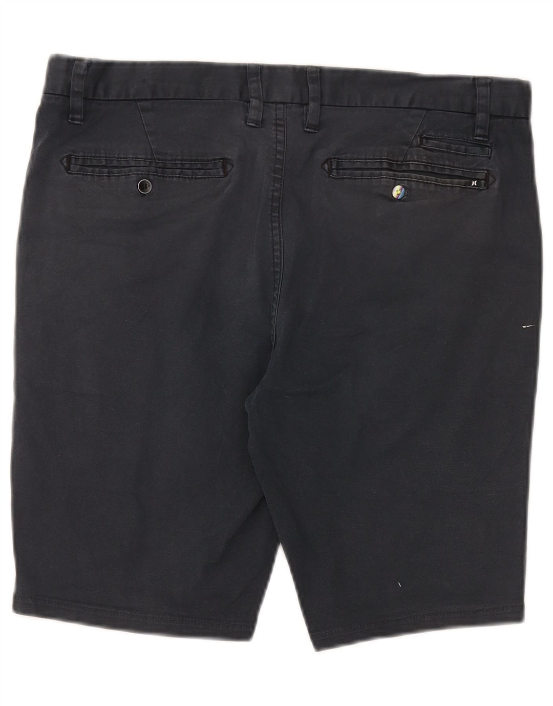 Hurley Herren-Chinoshorts W33, mittelmarineblaue Baumwolle