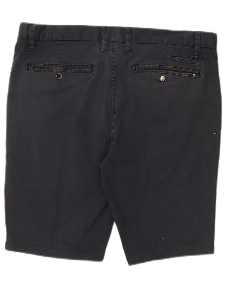 Hurley Herren-Chinoshorts W33, mittelmarineblaue Baumwolle