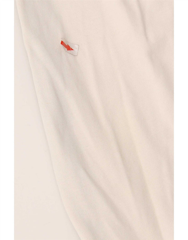 Champion Herren-Sweatshirt mit Grafik, Größe S, Weiß, Colourblock-Baumwolle
