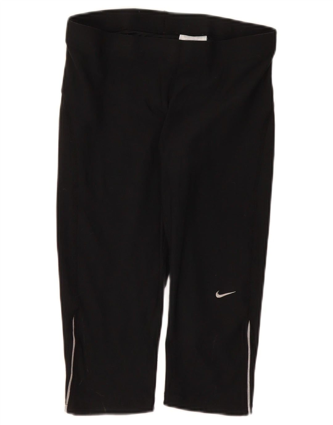 Nike Damen Capri-Leggings UK 10/12 Mittelschwarzes Polyester