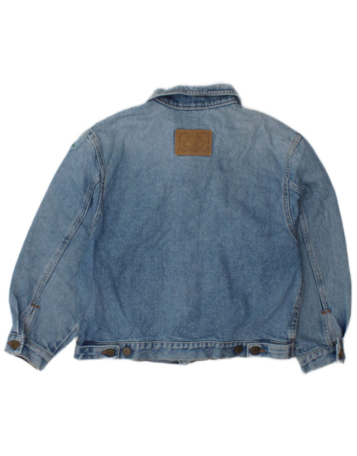 Benetton Jeansjacke für Jungen, 7–8 Jahre, groß, blaue Baumwolle