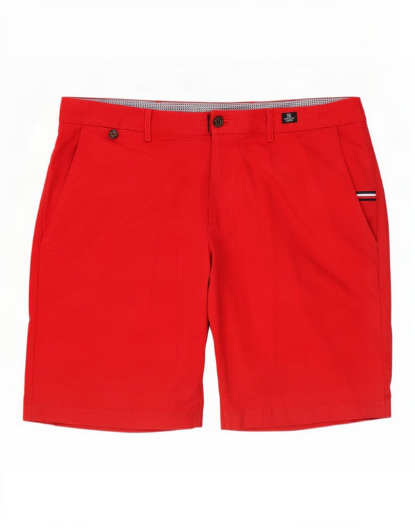 Tommy Hilfiger Herren Chino Shorts W38 XL Rot Baumwolle