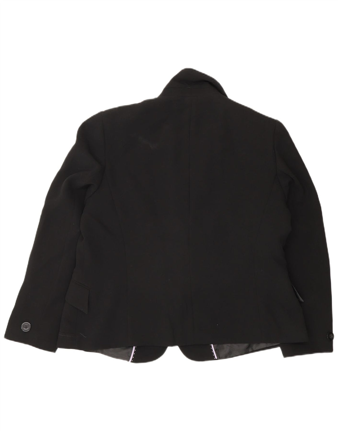 Marks & Spencer Damen 1-Knopf-Blazerjacke UK 18 XL Schwarz