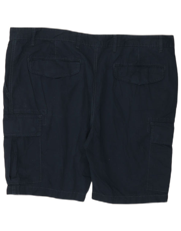 Marks & Spencer Herren Cargoshorts W42 2XL Marineblau Baumwolle