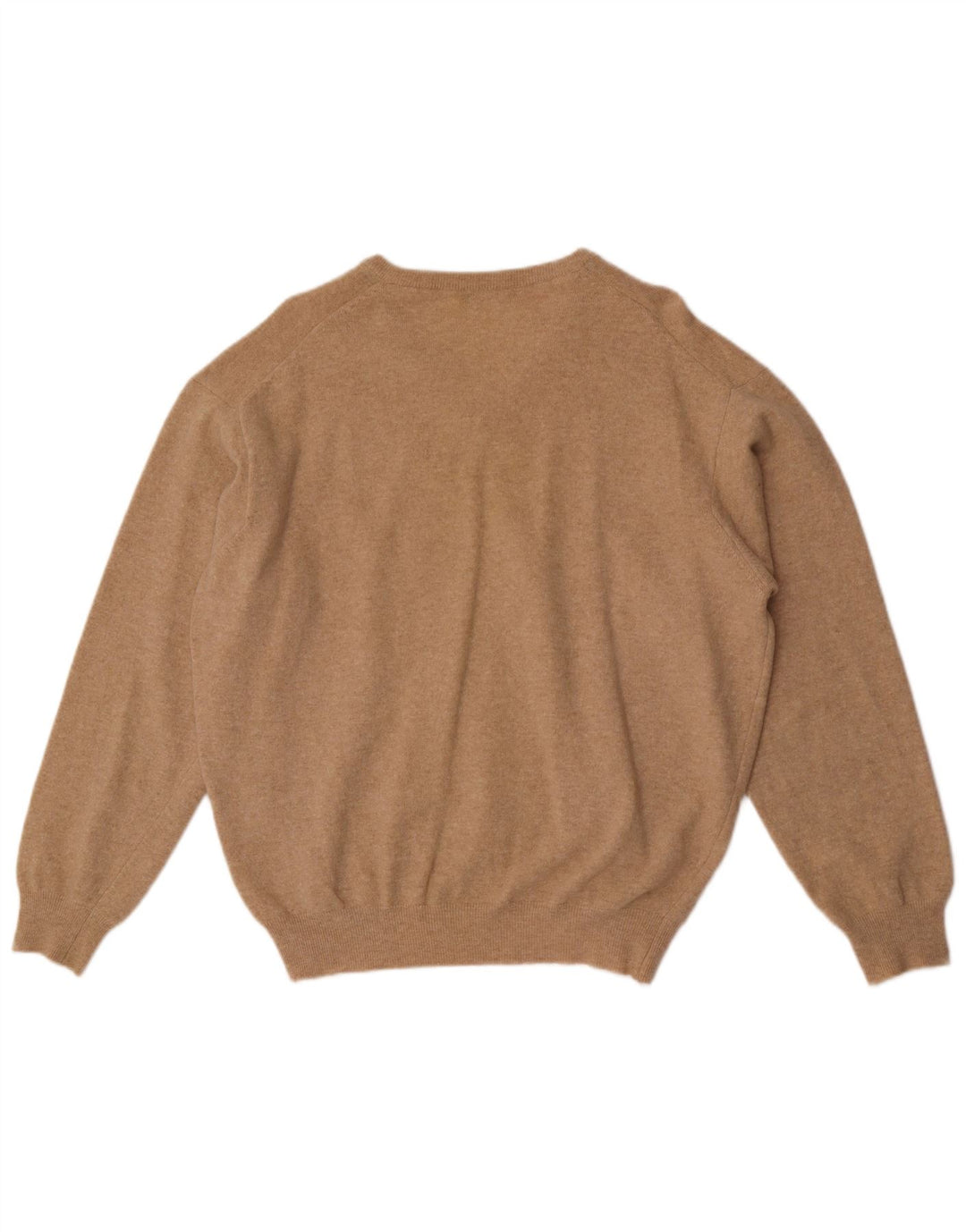 Sisley Herren-Pullover mit V-Ausschnitt, Größe L, Braun