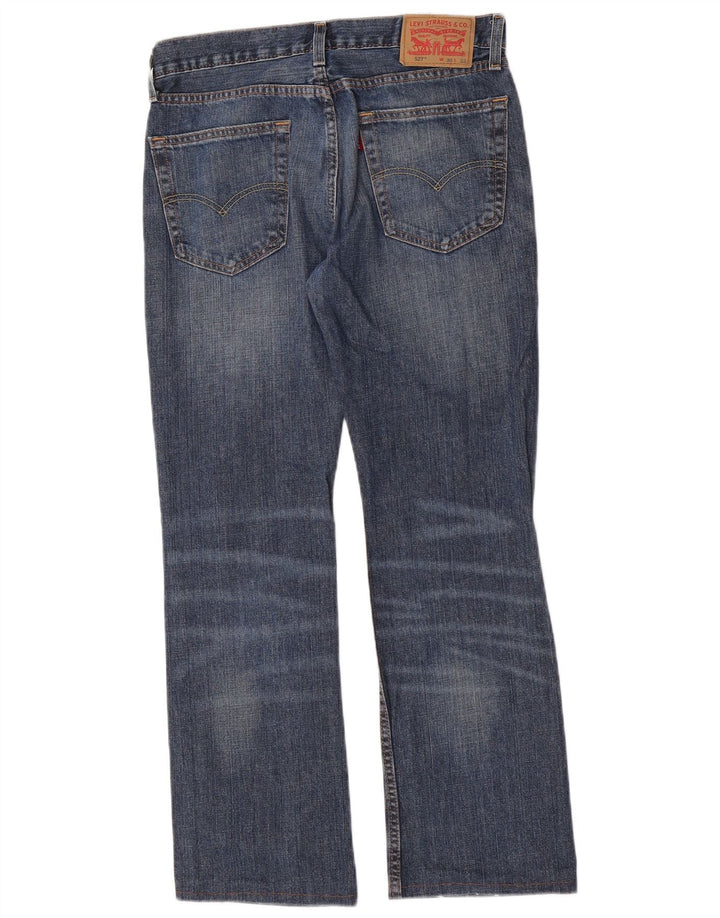 Levi's Herren 527 Bootcut Jeans W30 L29 Blaue Baumwolle