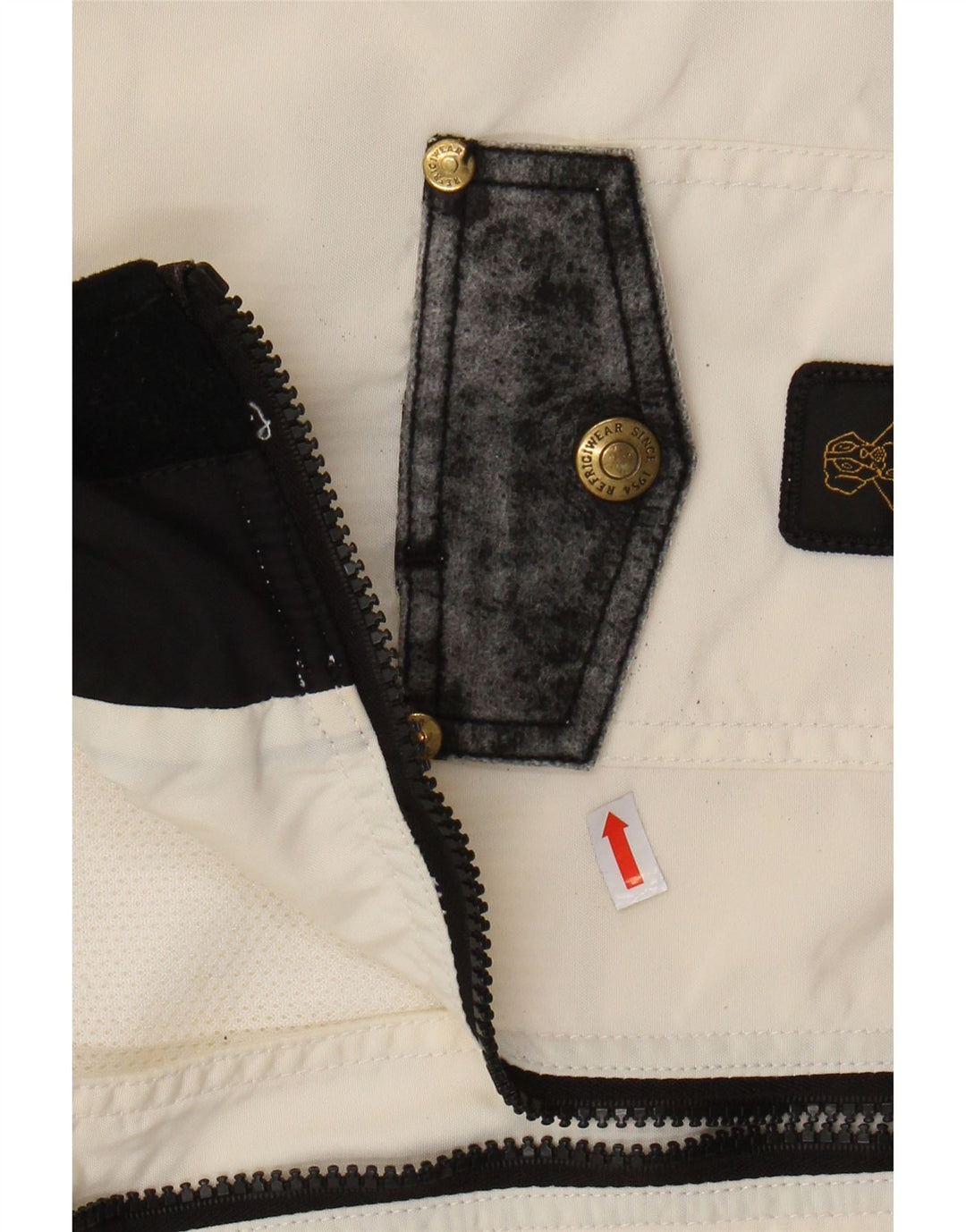 REFRIGIWEAR Damen Coolmax Bomberjacke UK 14 Mittelweißes Nylon