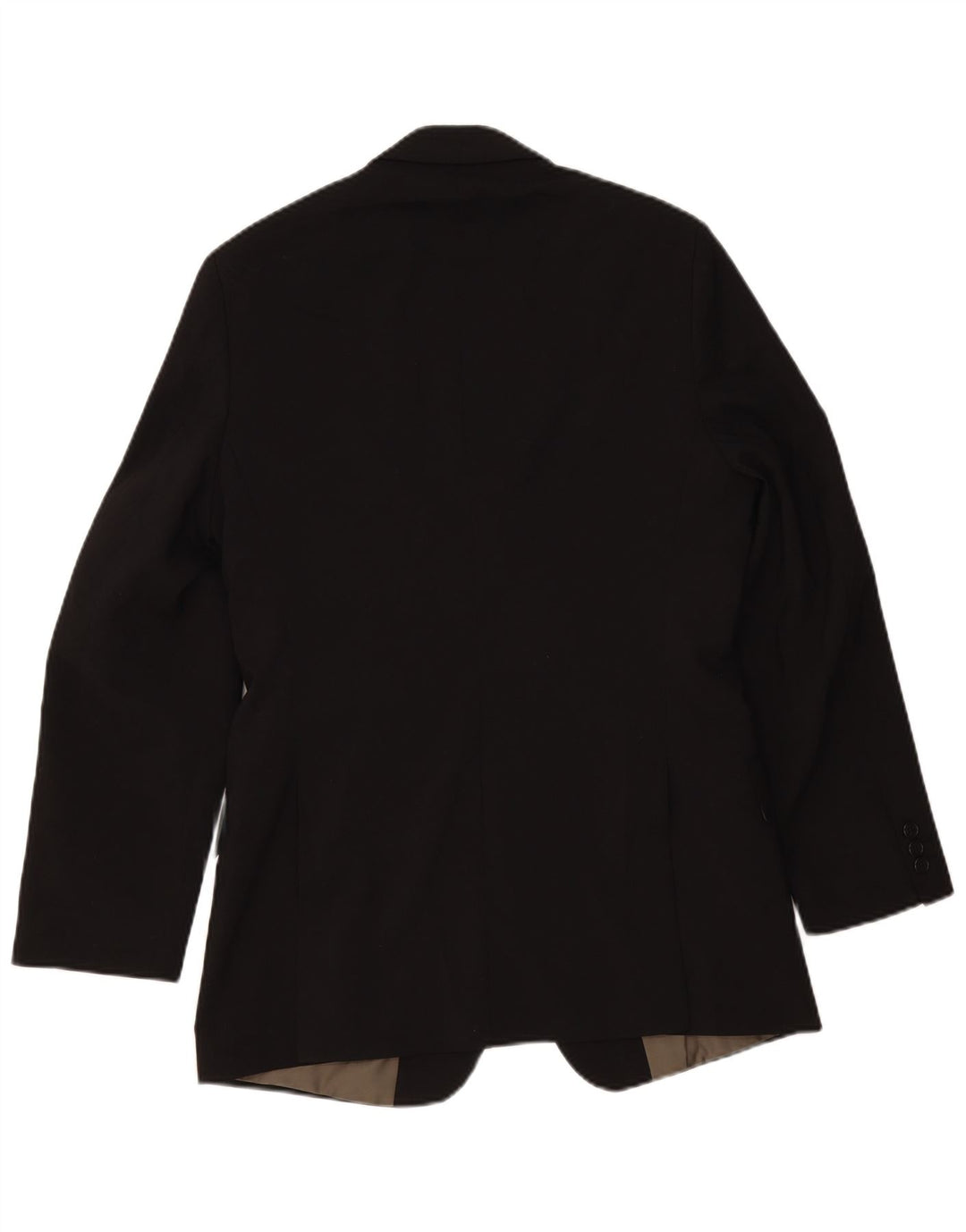 Marks & Spencer Herren-Blazer mit 3 Knöpfen, UK 38, Mittelschwarz, Polyester