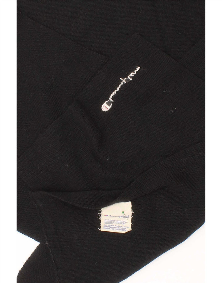 Champion Herren-Rechteckschal, Einheitsgröße, schwarze Wolle