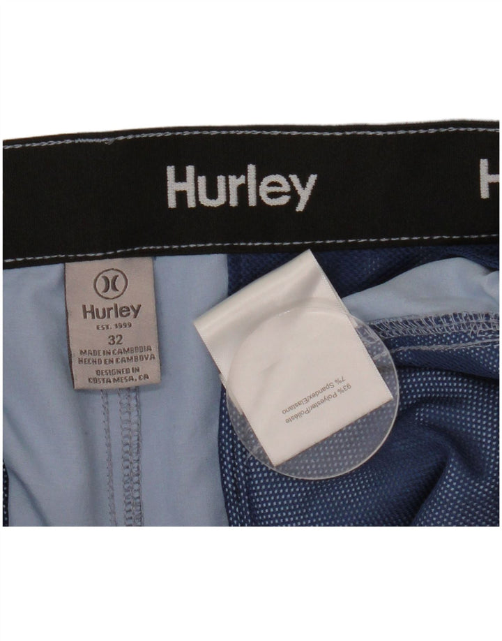 Hurley Herren Chinoshorts W32 Mittelblaues Polyester