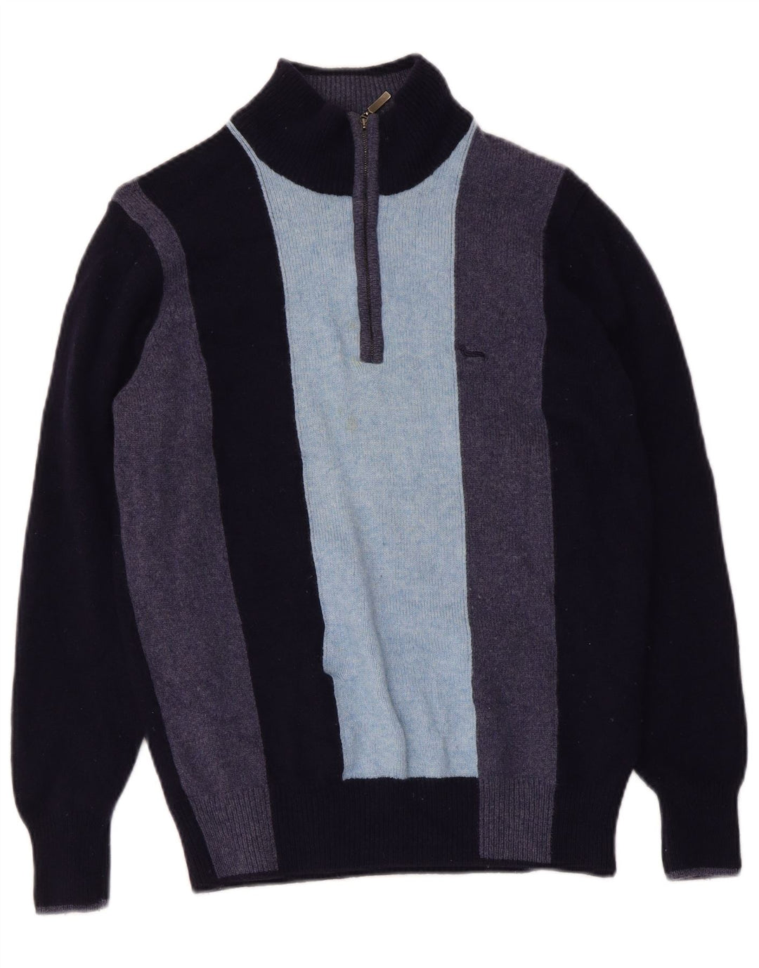 Harmont & Blaine Damen-Pullover mit Reißverschluss am Hals, UK 12, mittleres Marineblau