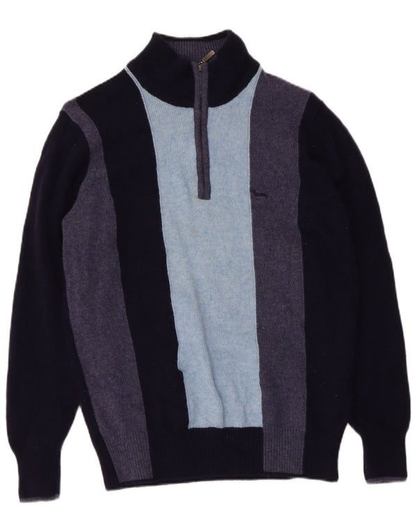 Harmont & Blaine Damen-Pullover mit Reißverschluss am Hals, UK 12, mittleres Marineblau