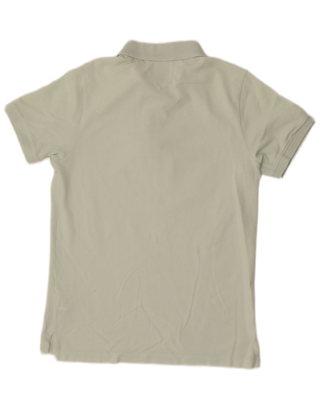 Tommy Hilfiger Herren-Poloshirt aus mittelgrüner Baumwolle