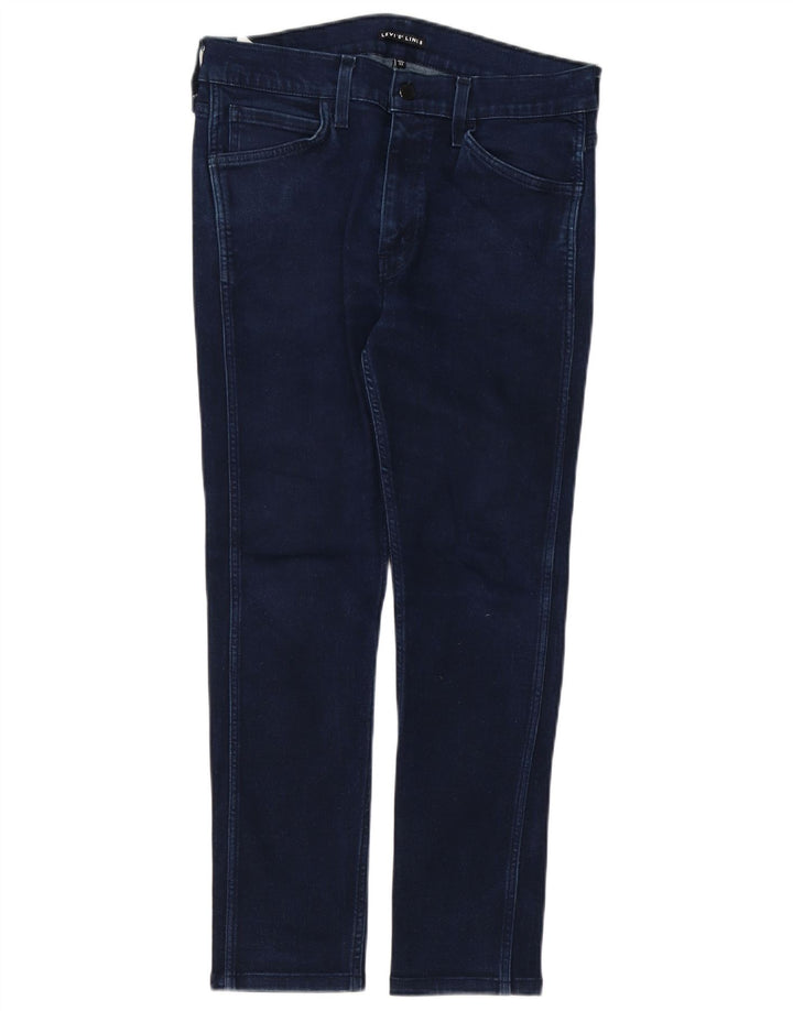 Levi's Damen Slim Jeans W32 L26 Marineblau Baumwolle