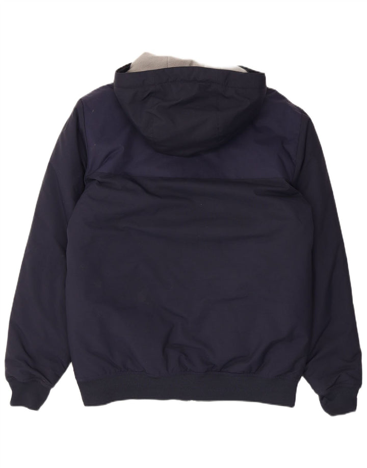 Adidas Herren-Windbreakerjacke mit Kapuze, UK 38, Mittelmarineblau, Polyester