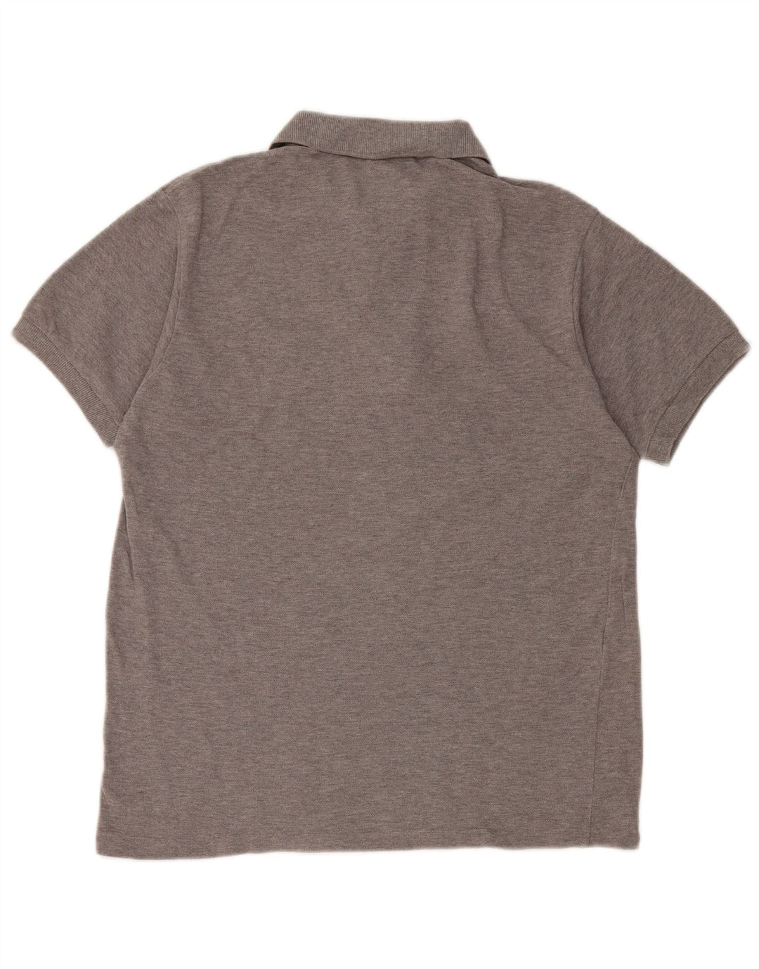 Lacoste Herren-Poloshirt, Größe 3, klein, graue Baumwolle