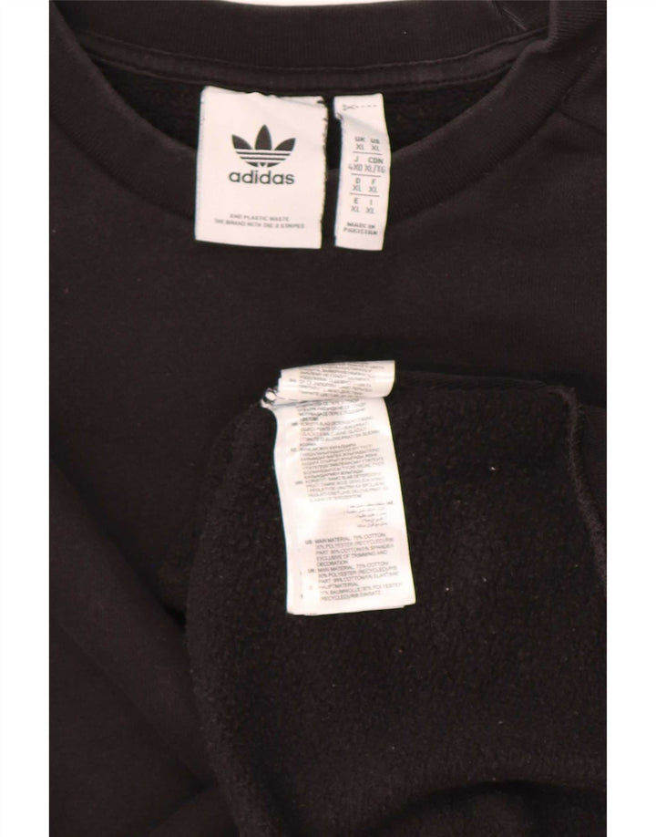 Adidas Herren Sweatshirt Pullover XL Schwarz Baumwolle