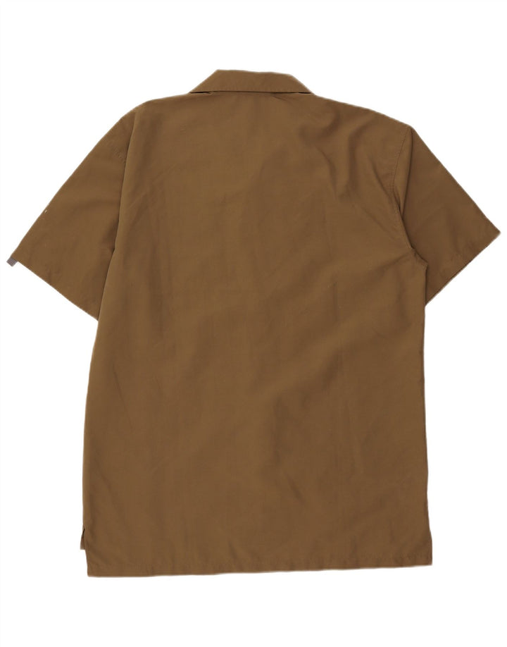 Killer Loop Herren-Kurzarmhemd, groß, Khaki, Blumenmuster
