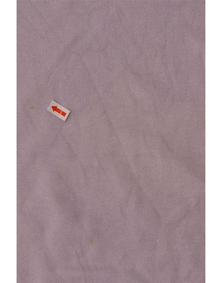Marks & Spencer Herren Autograph Pullover mit V-Ausschnitt, groß, aus blauer Baumwolle