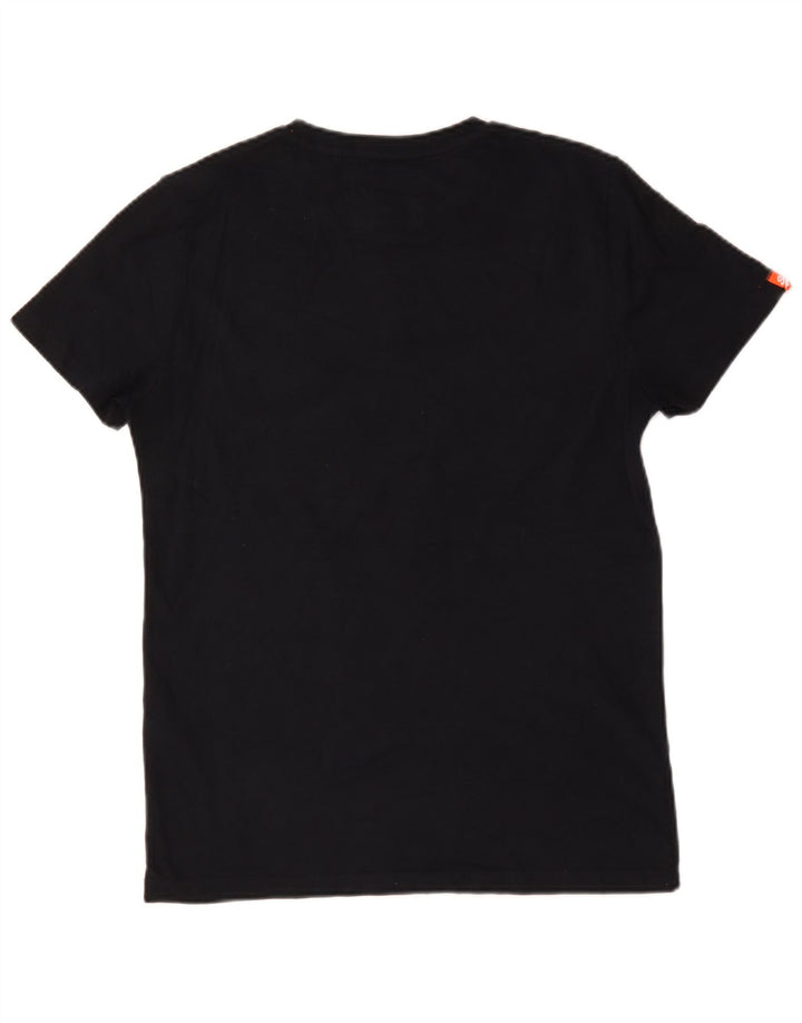Superdry Herren T-Shirt-Oberteil aus Baumwolle in mittlerem Marineblau