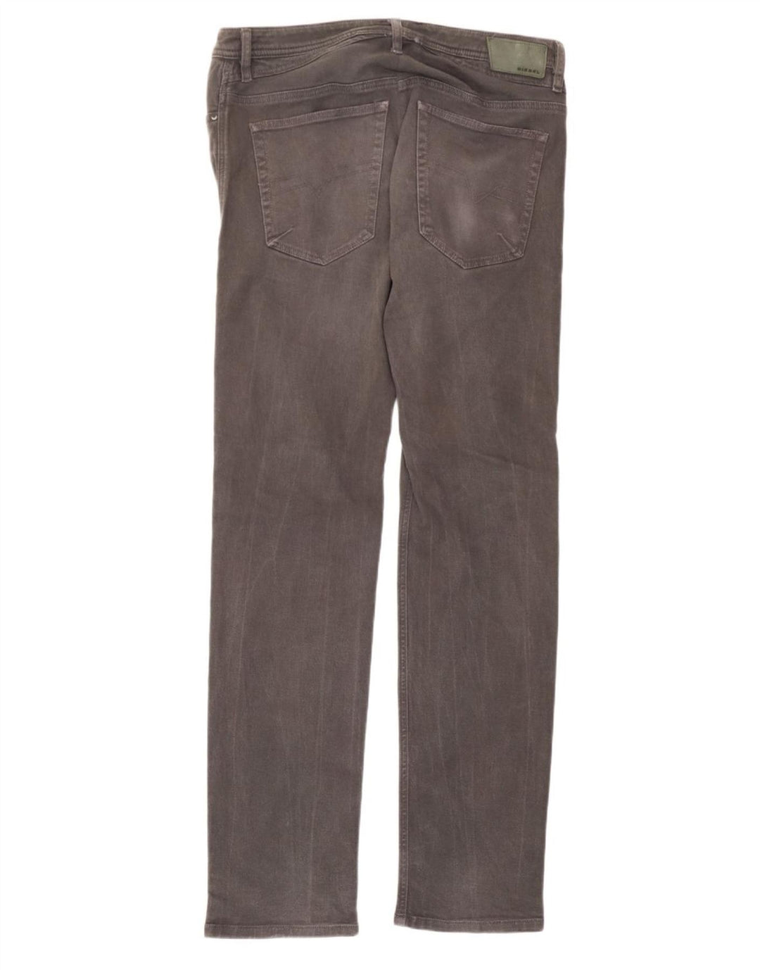 Diesel Herren Slim Jeans W36 L34 Graue Baumwolle