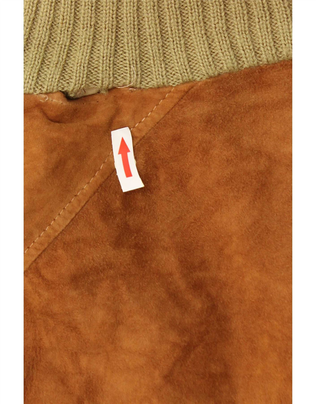 Essebi Herren Wildleder Bomberjacke IT 52 XL Beige Leder