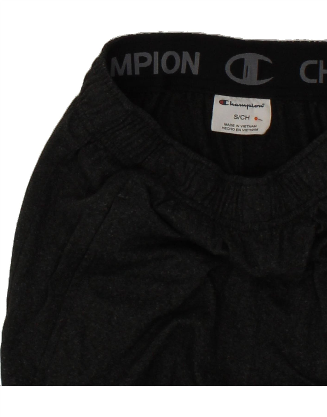 CHAMPION Mens Tracksuit Trousers Small  Grey Polyester Vintage Champion and Second-Hand Champion from Messina Hembry 